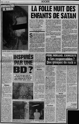 France-Soir, Jeudi 13 Juin 1996